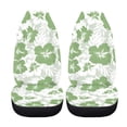 thumbnail image 5 of FUIALDOLG Sage Green Hibiscus Tropical Floral Print Front Seat Cover for Women, Set of 2 Vehicle Seat Covers Nonslip Interior Decor Accessory Car Seat Cover, 5 of 9