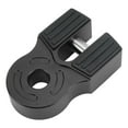 thumbnail image 4 of Winch Shackle Mount, Rustproof Rubber Guard Iron Pin Flat Towing Hook Mount  For UTV For Pickup Black, 4 of 8