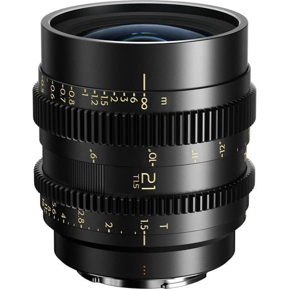 THYPOCH Simera-C 21mm T1.5 Prime Cine Lens for Sony E, Black
