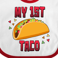 thumbnail image 4 of Inktastic My 1st Taco Boys or Girls Baby Bib, 4 of 4