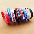thumbnail image 2 of OOKWE 5 Pcs Assorted Colors Bracelets I Promise Silicone Sports Wristband Jewelry Gift, 2 of 19