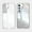 White, variant on Phone Case for Samsung Galaxy S25 Plus, Lightweight Clear Back with Lens Protector, TPU + PC Material, Anti-Scratch Shockproof Ultra Slim Case Cover for Samsung Galaxy S25 Plus, Gray