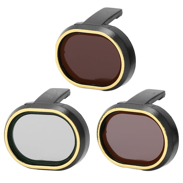Juego de filtros Para lentes de cámara Para drones Junestar 3 piezas CPL/ND8/ND16 Vidrio óptico