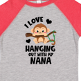 thumbnail image 4 of Inktastic Monkey I Love Hanging out with My Nana Boys or Girls Toddler T-Shirt, 4 of 5