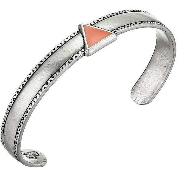 Alex and Ani Shark Tooth Chili Cuff Bracelet Rafaelian Silver One Size