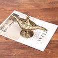 thumbnail image 4 of Feyarl Vintage Legend Lamp Magic Genie Wishing Light Pot Classic Costume Props Lamp Home Tabletop Decor Crafts Display Birthday Gift Wedding Christmas(Bronze), 4 of 8