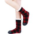 thumbnail image 4 of Winter Womens Warm Fluffy Slipper Socks, Soft Cozy Fuzzy Christmas Sock with Non-Slip Grippers for ladies Gifts, 4 of 7