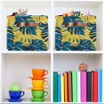 thumbnail image 6 of Ryvnso Palm Leaf-c6 Storage Basket Large Bin Foldable Boxes Toys Organizer 14.2x10.2x8.3in 2 PCs, 6 of 8