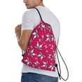thumbnail image 4 of Yiaed Butterfly Print Drawstring Bags Drawstring Backpack Bulk String Back Pack Gym Sport Bag-Small, 4 of 5