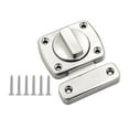 thumbnail image 2 of Pestillo de perno giratorio BLESIY para puerta de seguridad con tornillos Plata, 2 of 7