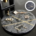 thumbnail image 3 of DOLITY Display Holder Plate Plate Display for Necklace Cosmetic Party Decor Gray, 3 of 9