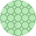 thumbnail image 1 of Ahgly Company Machine Washable Indoor Round Transitional Mint Green Area Rugs, 4' Round, 1 of 7