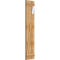 thumbnail image 2 of 16 1/8"W X 76"H Timbercraft Three 5 3/8" Boards Joined Board-N-Batten Shutters W/Z-Bar, Rough Sawn Western Red Cedar (Per Pair), 2 of 13
