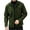 Army Green, variant on Men's Woolen Button Down Shirts Long Sleeve Casual Fashionable Regular Jacket Wine
