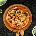 thumbnail image 3 of Pizza Teak Wood Tray - 9.8 Inch 2-Pack, 3 of 5