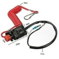 thumbnail image 2 of Boat Motor Emergency Kill Stop Switch For Yamaha /tohatsu Outboard Stop Kill Switch Cut Off Switche, 2 of 5