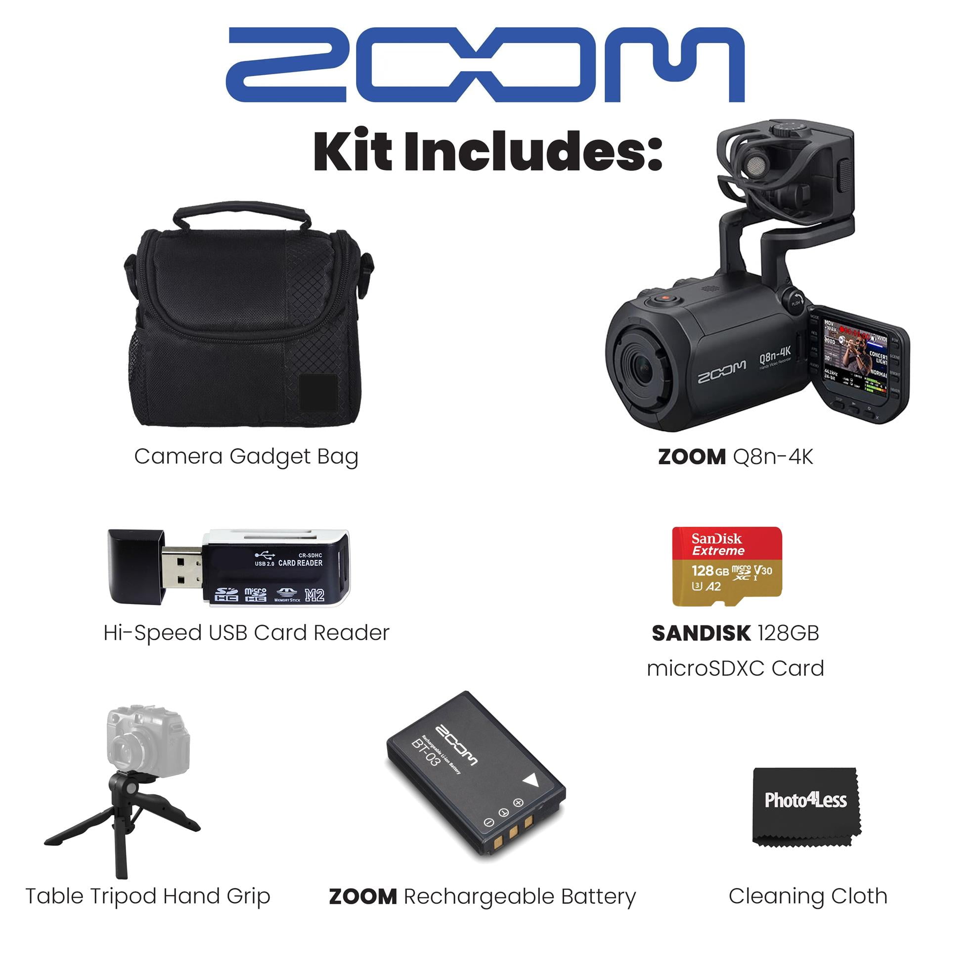 Zoom Q8n-4K Ultra High Definition Handy Video Recorder