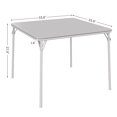 thumbnail image 2 of Huisuilinss Folding Table 33.6 inch Square Folding Card Table for Home Office Indoor Small Spaces, Table Foldable With PU Soft Cushion,Portable for Outdoor Dining Panic Patio Balcony Backyar, 2 of 7
