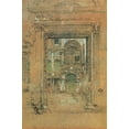 thumbnail image 2 of Whistler, James McNeill 17x24 Black Ornate Wood Framed with Double Matting Museum Art Print Titled - San Giovanni Apostolo Et Evangelistae 1880, 2 of 4