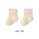 thumbnail image 1 of 3 Pairs Of Baby Girl Ankle Socks: Breathable Cotton Princess Short Socks Ruffle Edge - Summer Thin Feet Coverings For Toddlers Infants, 1 of 3
