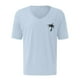 thumbnail image 4 of Blusas y camisas de manga corta con cuello en V para hombre, camisetas deportivas de manga corta con cuello en V, camisetas deportivas de trabajo, camisetas de verano para hombre, blusas de manga cort, 4 of 4