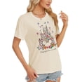 thumbnail image 4 of Magical Shirt for Women Magic Kingdom T Shirt Cute Castle Graphic Tee Family Holiday Vacation Short Sleeve Tops, 4 of 7