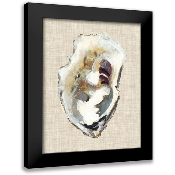Willett, Michael 12x14 Black Modern Framed Museum Art Print Titled - Oyster Shell Study I