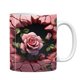 thumbnail image 2 of Puntoco Liquidación de artículos de cocina Día de San Valentín Rosa roja Café para el hogar Marca Taza Regalo para parejas, 2 of 5