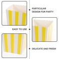 thumbnail image 3 of SKISUNO 12Pcs Party Popcorn Box Yellow Paper Snack Packaging For Home Parties, 3 of 6