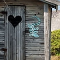thumbnail image 3 of Designocracy MA8198434-12 12 in. Gecko Wooden Custom House Number Sign Decor, 3 of 7