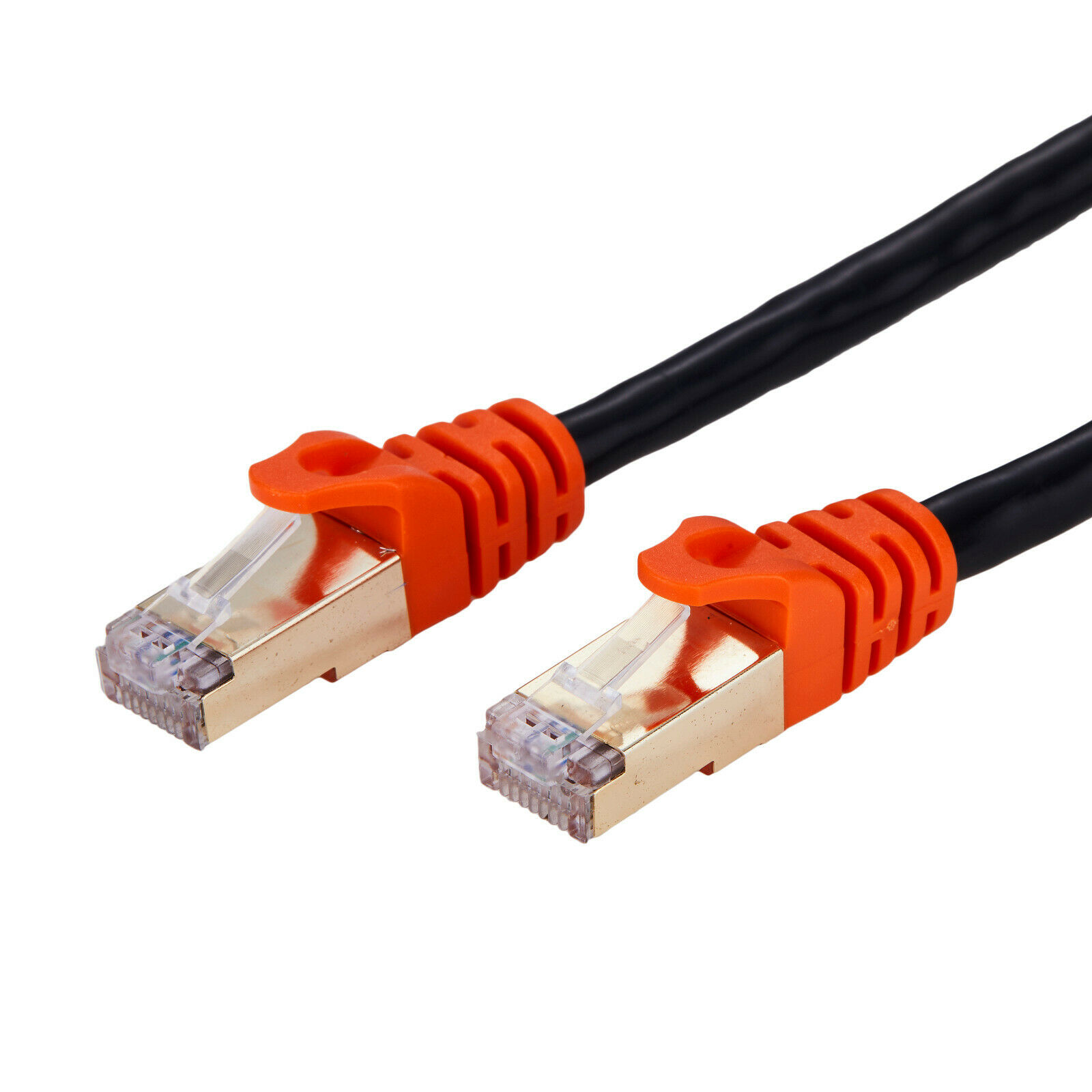 Cables Direct Online 75FT Cat7 Outdoor Ethernet Cable 26AWG SFTP Heavy-Duty Cat 7 Networking Patch Cord RJ45 600Mhz Waterproof Direct Burial 