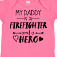 thumbnail image 4 of Inktastic My Daddy is a Firefighter and a Hero Boys or Girls Baby Bodysuit, 4 of 5