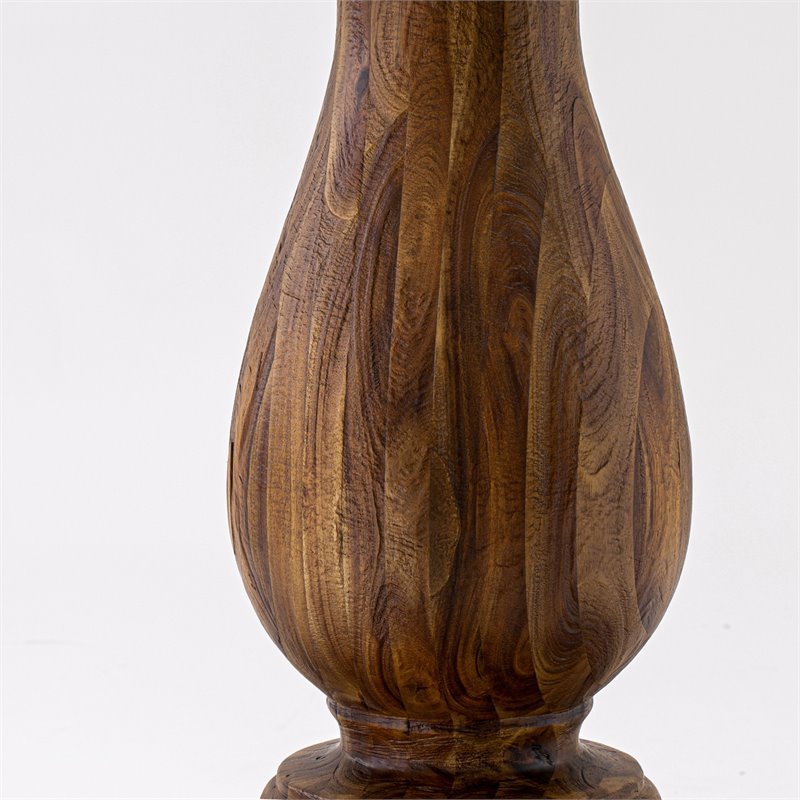 Buy FE20NTP FERRIS Round Dining Table with Pedestal, Rustic