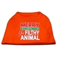 thumbnail image 1 of Ya Filthy Animal Screen Print Pet Shirt Orange Xs (8), 1 of 1