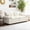 Beige, variant on 84" Comfy Chenille Sofa Small Modern 2-Seater Deep Seating Sofa Upholstered Couch with 2 Throw Pillows Pocket Springs& Memory Foam for Living Room Apartment Office Lounge