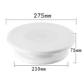 thumbnail image 1 of cake turntable cake table,white, 1 of 5