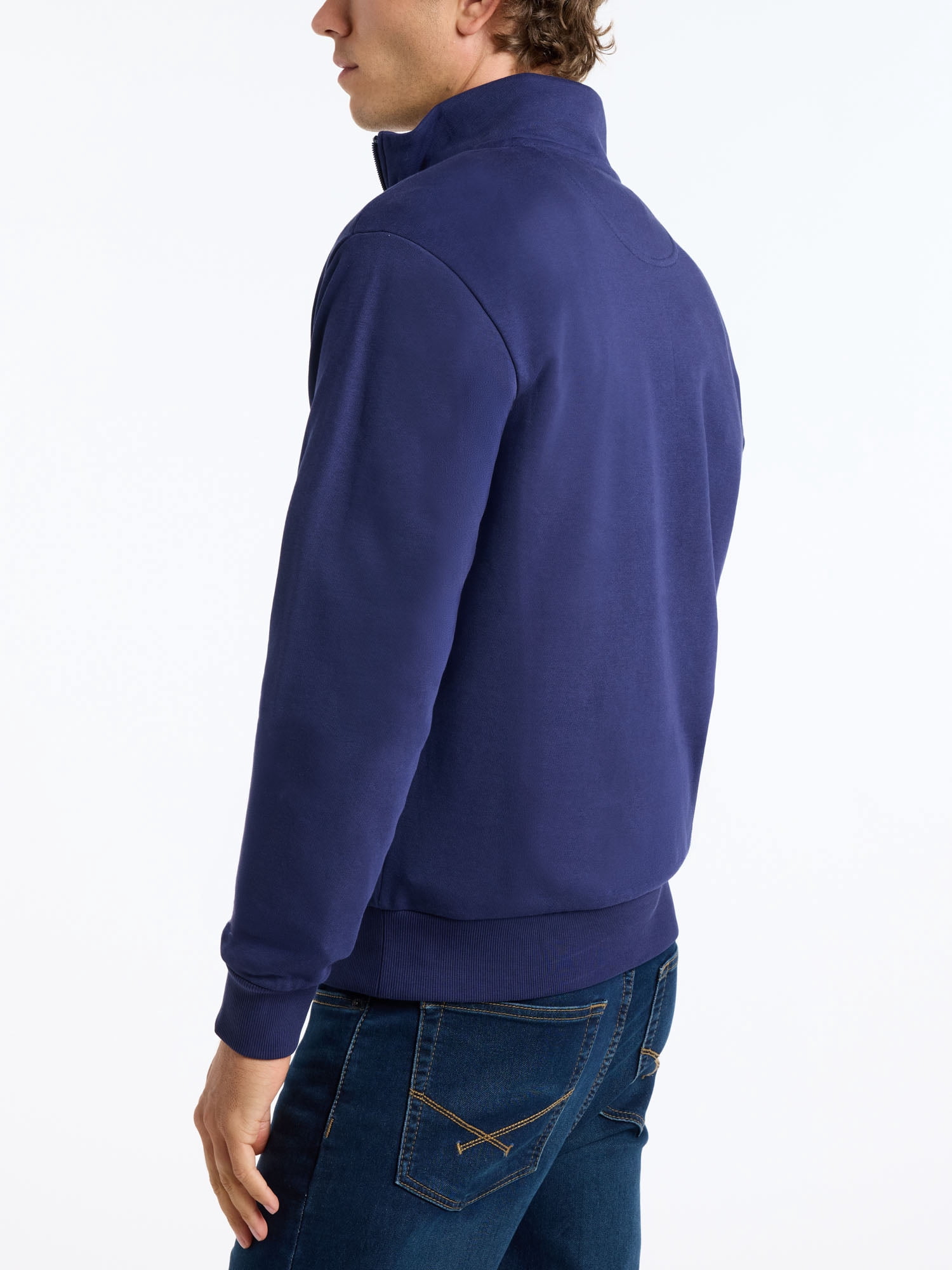 U.S. Polo Assn. Men's Soft French Terry Quarter Zip Pullover