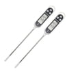 thumbnail image 3 of 2 Packs Instant Read Digital Thermometer for Meat, Bread, Baking, Liquids, Waterproof Food Temperature Thermometer with Long Probe, Backlit Display, Temperature Range -50°C to +, 3 of 7