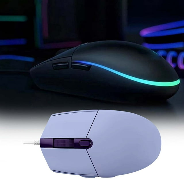Souris de Jeu Filaire 2e Gén. 8000 DPI LIGHTSYNC RVB 6 Boutons Programmables, Mappage de l'Écran Mémoire, Compatible PC/ordinateur Portable