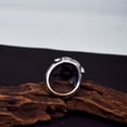 thumbnail image 5 of Oxidized Sterling Silver Lion Ring: Gothic Punk Statement Jewelry, 5 of 10