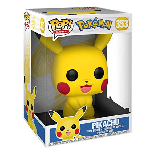 Figura Funko Pikachu Pop 10 Pokémon S1 25 cm - Vinilo