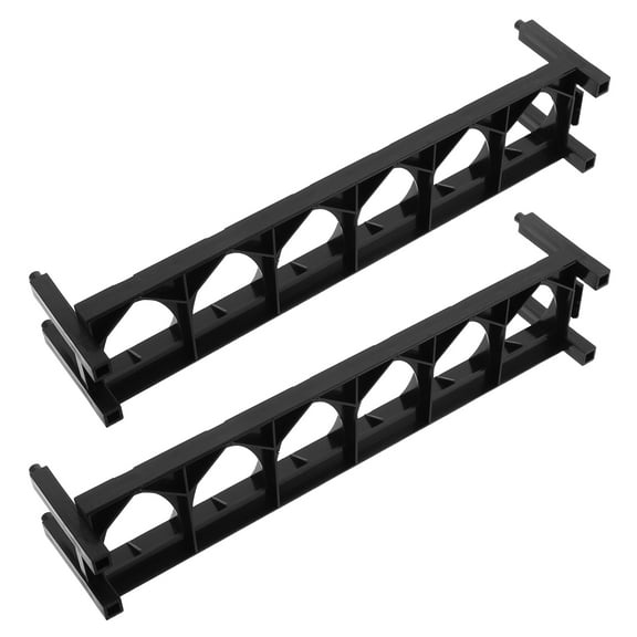 YOSADIER Yosadier Spray Paint Storage Rack Black Plastic for Painting Tools and Craft Supplies 2Pcs