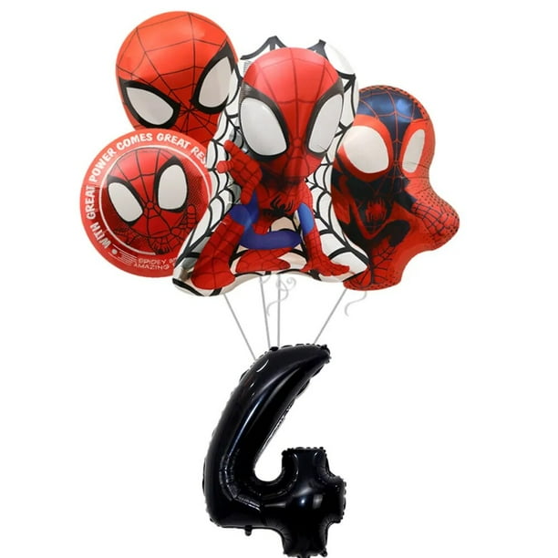 Spidey y sus increíbles amigos suministros de decoración para fiesta plato de papel mantel tema Spiderman globos para Baby Shower favores para niños