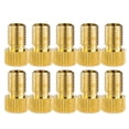 thumbnail image 3 of Popular Picks, Bicycle Valve Adapter, DV-Dunlop to AV-Car, Quick Release, Universal Fit, For Road-Trekking, Seamless Transition, Durable Construction, Chrome Finish Akmoler Popular Picks, 3 of 9