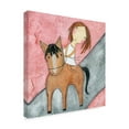 thumbnail image 2 of Trademark Fine Art 'Pink Horse' Canvas Art by Carla Sonheim, 2 of 4