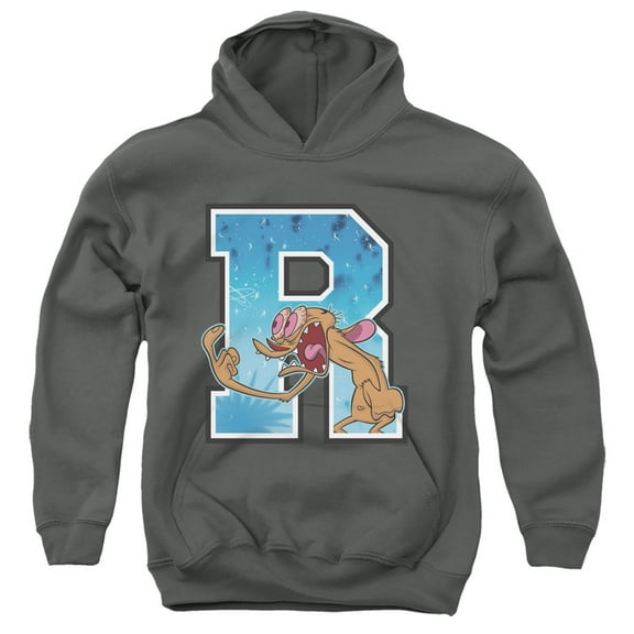 Ren And Stimpy R Is For Ren Unisex Youth Pull-Over Hoodie