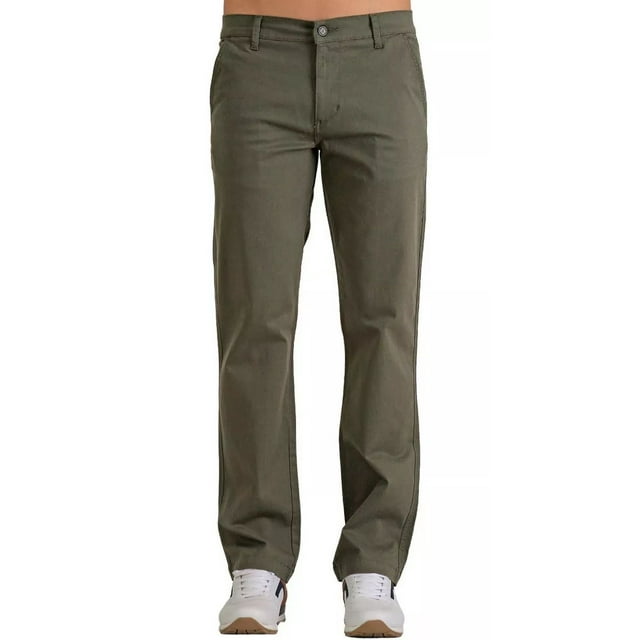 Pantalon Oggi Jeans Hombre Verde Gabardina-stretch Chinos-90