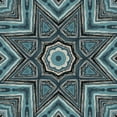 thumbnail image 3 of Haase, Andrea 20x20 Black Modern Framed Museum Art Print Titled - Gold Teal Tile I, 3 of 5