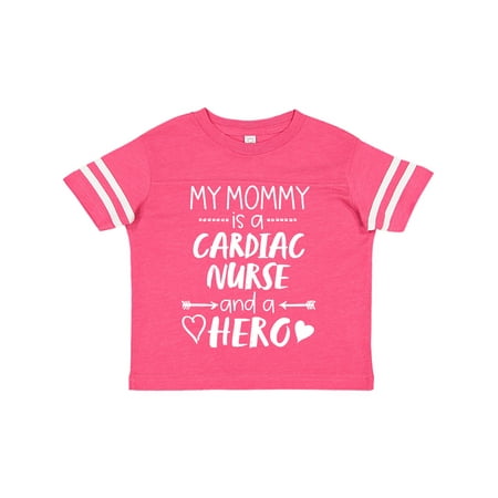 

Inktastic My Mommy is a Cardiac Nurse and a Hero Gift Toddler Boy or Toddler Girl T-Shirt
