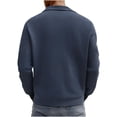thumbnail image 5 of DayScoop Casual T-Shirt for Men Long Sleeve T Shirt Big & Tall Fall Fashion Solid Color Breathable Versatile Pullover Tops Plus Size, 5 of 6